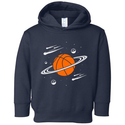 Vintage Basketball Graphic Design Cool Basketball Toddler Hoodie