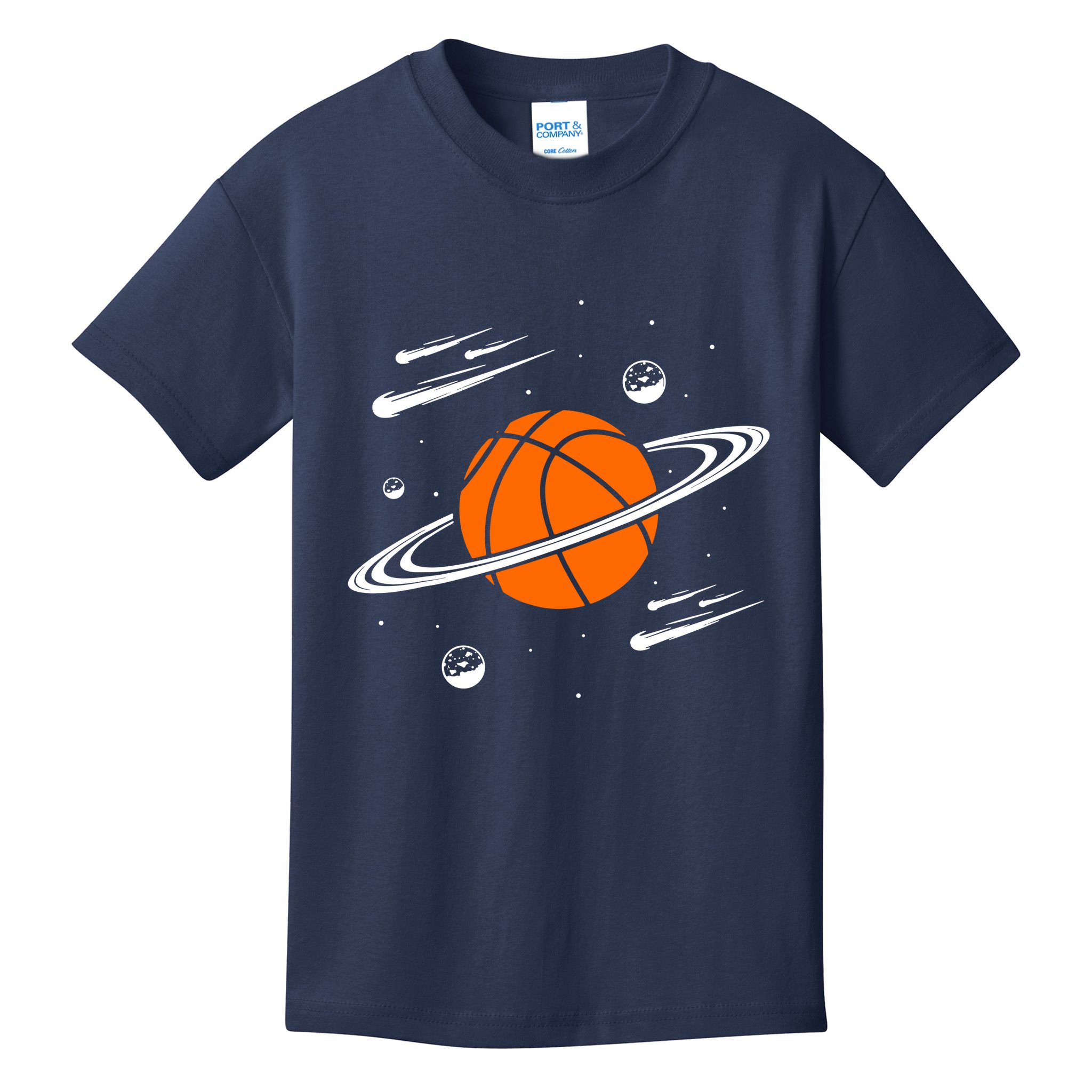 Vintage Basketball Graphic Design Cool Basketball Kids T-Shirt