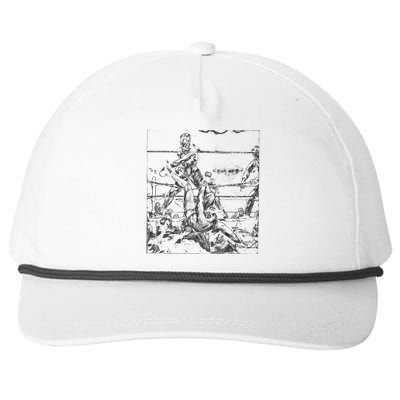 Vintage Boxer Gift Boxing Gloves Boxing Coach Gift Snapback Five-Panel Rope Hat