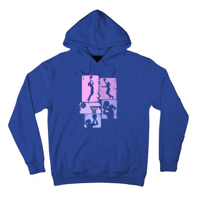 Vintage Basketball Girl Women Hoodie