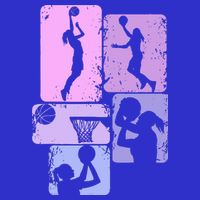 Vintage Basketball Girl Women Hoodie