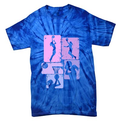 Vintage Basketball Girl Women Tie-Dye T-Shirt