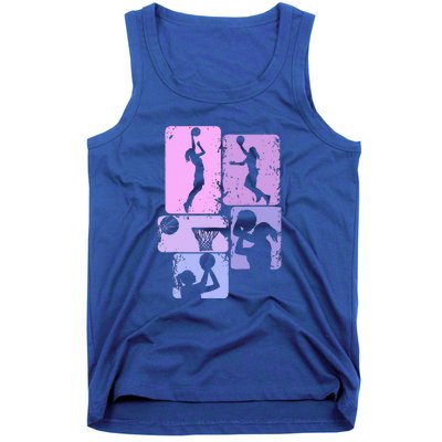 Vintage Basketball Girl Women Tank Top