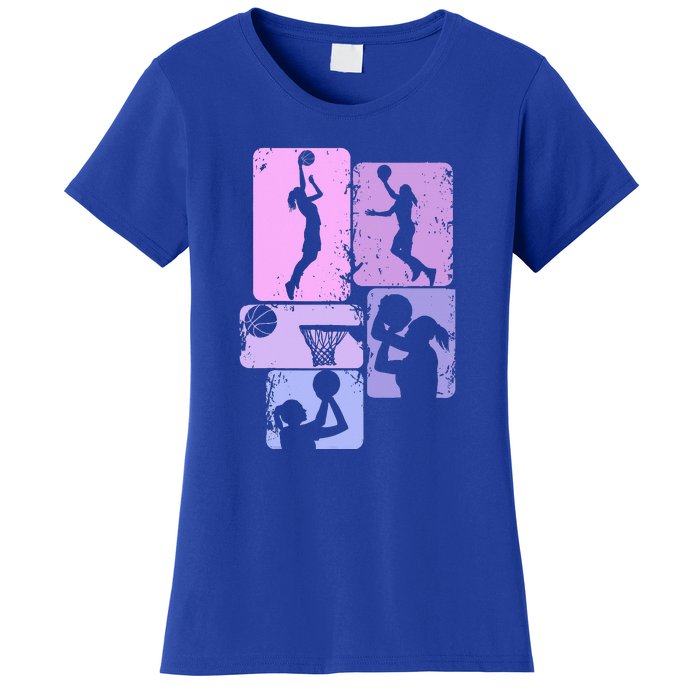 Vintage Basketball Girl Women Women's T-Shirt