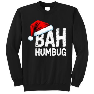 Vintage Bah Humbug Christmas Santa Funny Xmas Party Sweatshirt