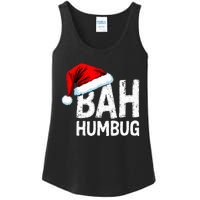 Vintage Bah Humbug Christmas Santa Funny Xmas Party Ladies Essential Tank