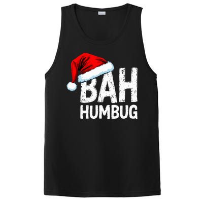 Vintage Bah Humbug Christmas Santa Funny Xmas Party PosiCharge Competitor Tank