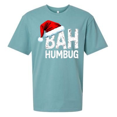 Vintage Bah Humbug Christmas Santa Funny Xmas Party Sueded Cloud Jersey T-Shirt