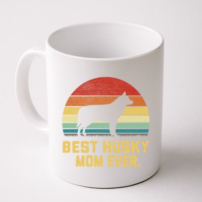 Vintage Best Husky Mom Ever Gift Coffee Mug