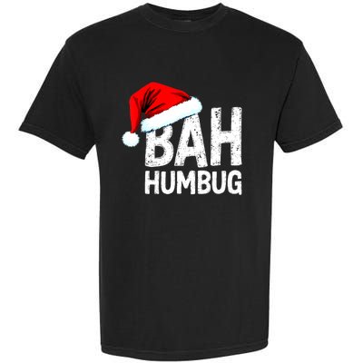 Vintage Bah Humbug Christmas Santa Funny Xmas Party Garment-Dyed Heavyweight T-Shirt