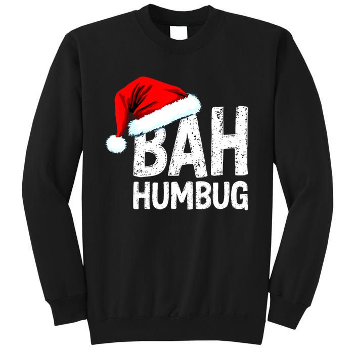 Vintage Bah Humbug Christmas Santa Funny Xmas Party Sweatshirt