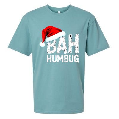 Vintage Bah Humbug Christmas Santa Funny Xmas Party Sueded Cloud Jersey T-Shirt