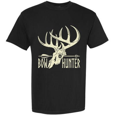 Vintage Bow Hunter American Deer Hunting Archery Garment-Dyed Heavyweight T-Shirt