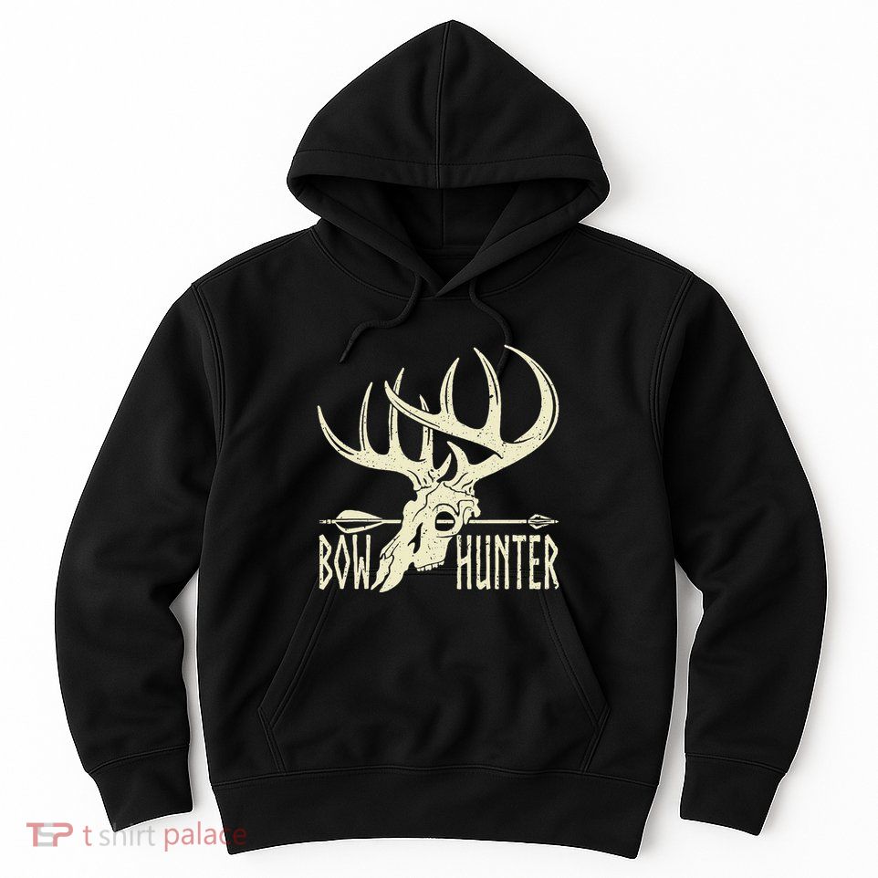 Vintage Bow Hunter American Deer Hunting Archery Hoodie