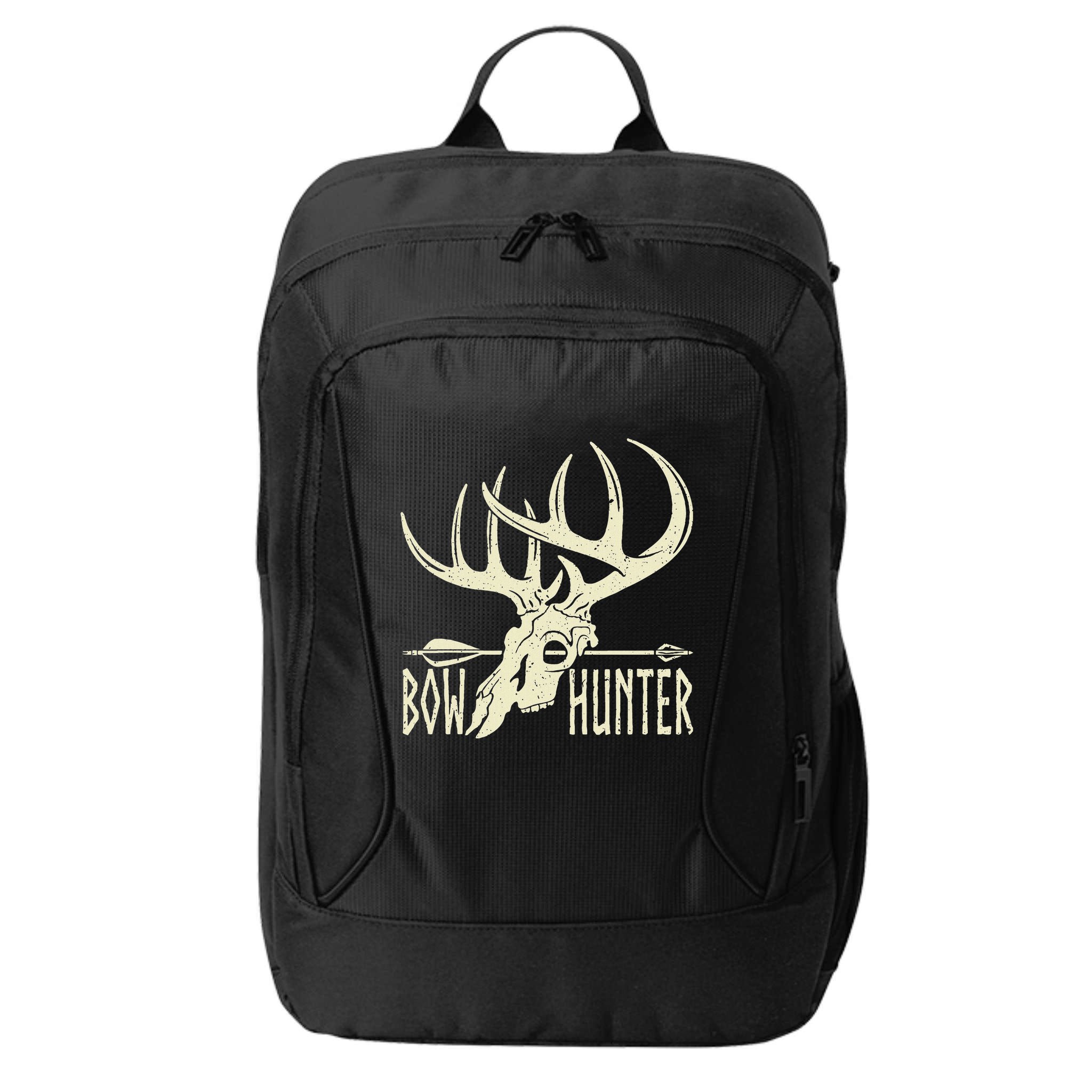 Vintage Bow Hunter American Deer Hunting Archery City Backpack