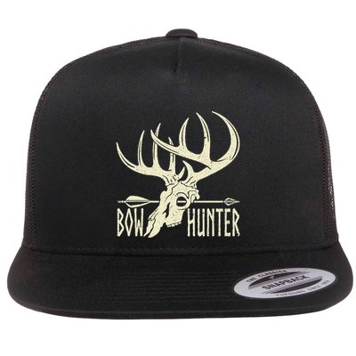 Vintage Bow Hunter American Deer Hunting Archery Flatbill Hat