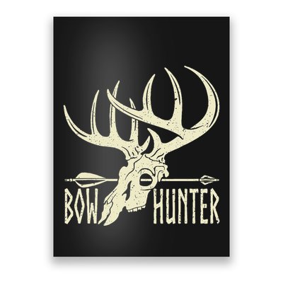 Vintage Bow Hunter American Deer Hunting Archery Poster