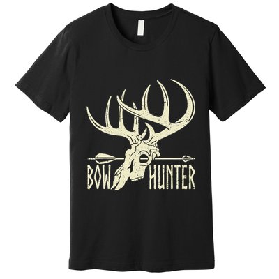 Vintage Bow Hunter American Deer Hunting Archery Premium T-Shirt