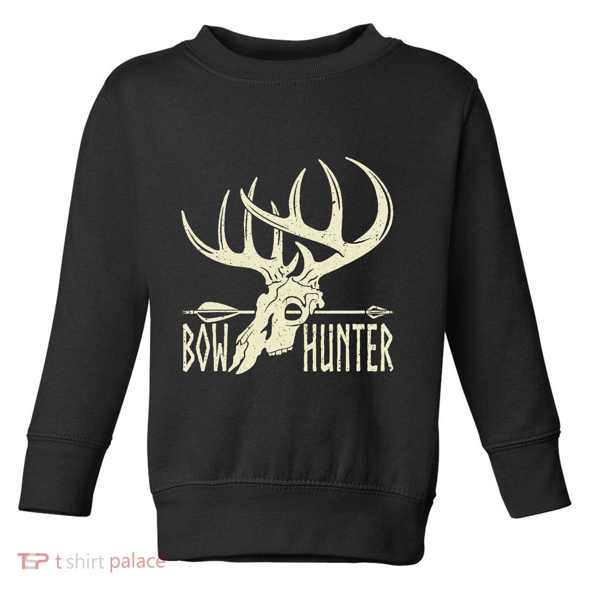 Vintage Bow Hunter American Deer Hunting Archery Toddler Sweatshirt