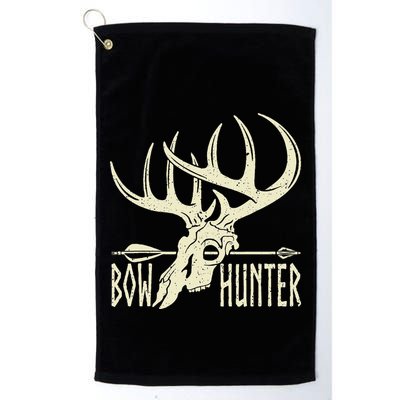 Vintage Bow Hunter American Deer Hunting Archery Golf Towel