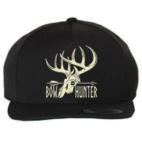 Vintage Bow Hunter American Deer Hunting Archery Wool Snapback Cap