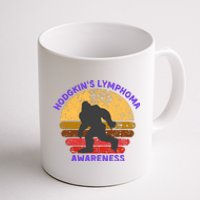 Vintage Bigfoot Hodgkin’s Lymphoma Awareness Coffee Mug