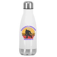 Vintage Bigfoot Hodgkin’s Lymphoma Awareness Stainless Steel Insulated Water Bottle