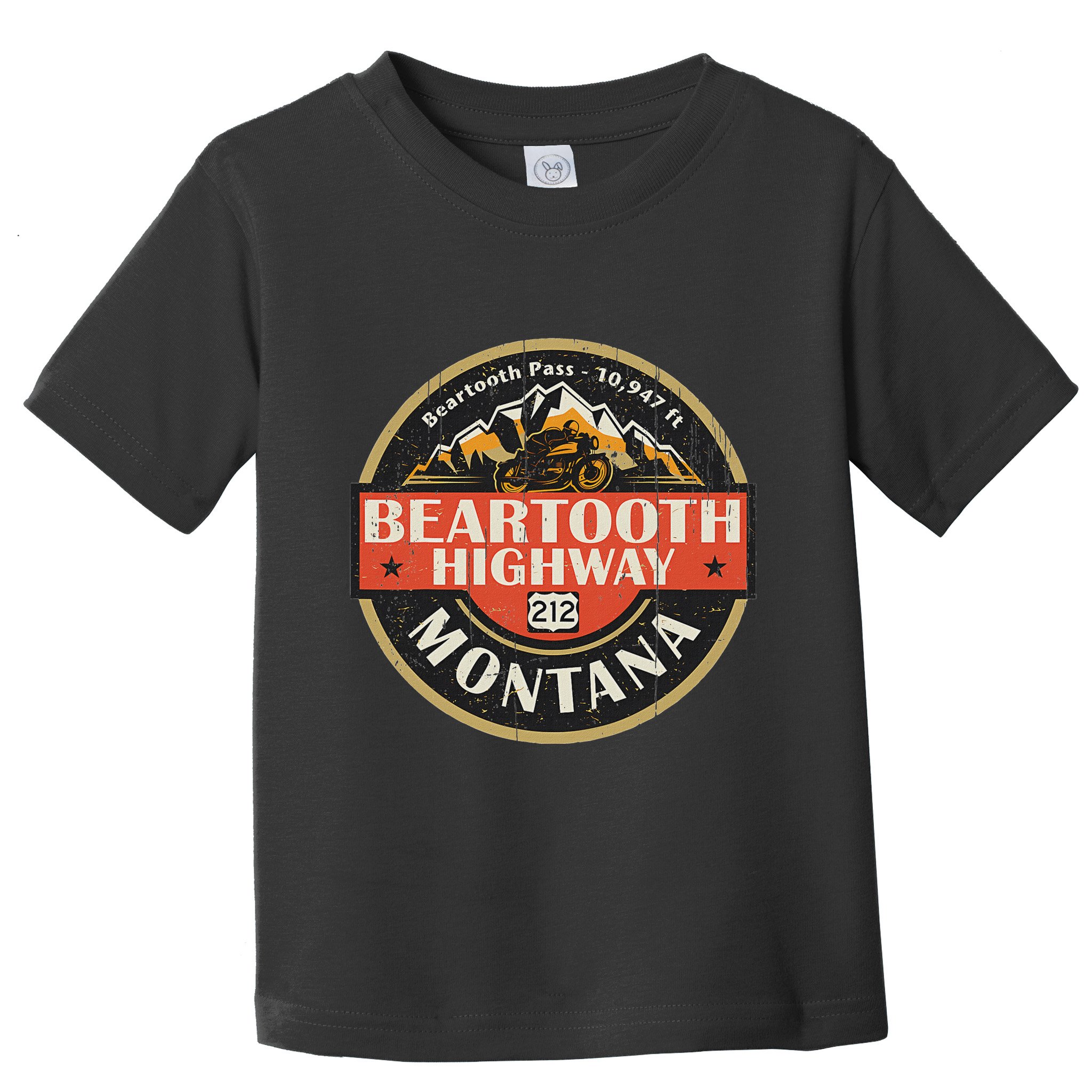 Vintage Beartooth Highway Mountain Hiking Nature Toddler T-Shirt