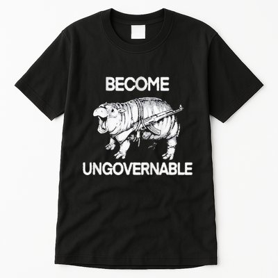Vintage Become Hippo Ungovernable Baby Moodeng Tall T-Shirt