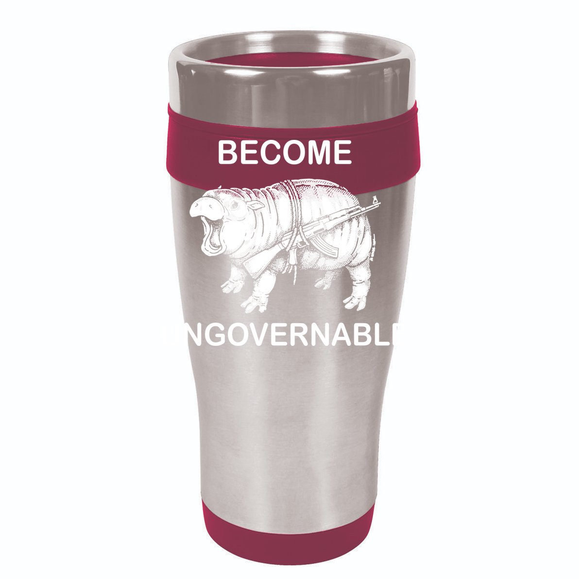 Vintage Become Hippo Ungovernable Baby Moodeng Sustainable Bucket Hat