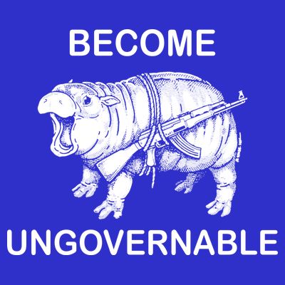 Vintage Become Hippo Ungovernable Baby Moodeng T-Shirt