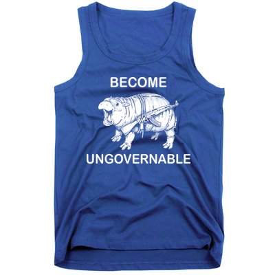 Vintage Become Hippo Ungovernable Baby Moodeng Tank Top