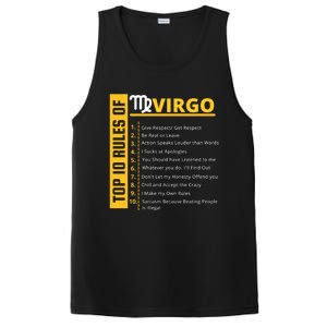 Virgo Birthday Horoscope Gift Top 10 Rules Of Virgo Zodiac Gift PosiCharge Competitor Tank