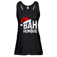 Vintage Bah Humbug Christmas Santa Funny Xmas Party Ladies Essential Flowy Tank