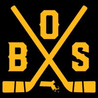 Vintage Boston Hockey Sticks State Outline T-Shirt