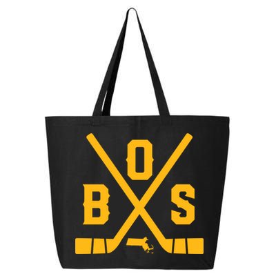 Vintage Boston Hockey Sticks State Outline 25L Jumbo Tote
