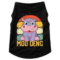 Vintage Baby Hippo Moo Deng Funny Baby Pygmy Moo Deng Doggie Tank