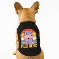 Vintage Baby Hippo Moo Deng Funny Baby Pygmy Moo Deng Doggie Tank