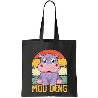 Vintage Baby Hippo Moo Deng Funny Baby Pygmy Moo Deng Bag