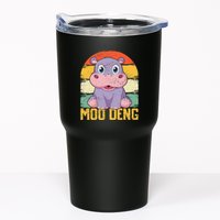 Vintage Baby Hippo Moo Deng Funny Baby Pygmy Moo Deng Tumbler