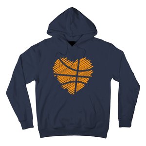 Valentine Basketball Heart Basketball Hoodie