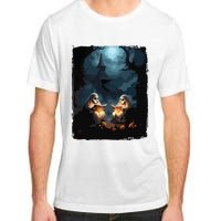 Vintage Boo Halloween Camping Reading Teacher Books Ghost Adult ChromaSoft Performance T-Shirt