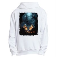 Vintage Boo Halloween Camping Reading Teacher Books Ghost Urban Pullover Hoodie