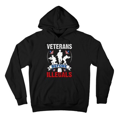 Veterans Before Illegal 4th Of July USA Soldier American Hoodie