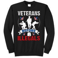 Veterans Before Illegal 4th Of July USA Soldier American Sweatshirt