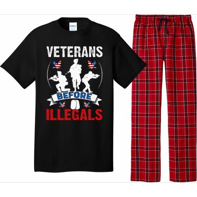 Veterans Before Illegal 4th Of July USA Soldier American Pajama Set