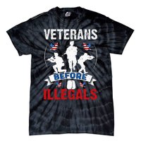 Veterans Before Illegal 4th Of July USA Soldier American Tie-Dye T-Shirt