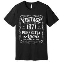 Vintage Born In 1971 Classic Legend's Birthday Premium T-Shirt