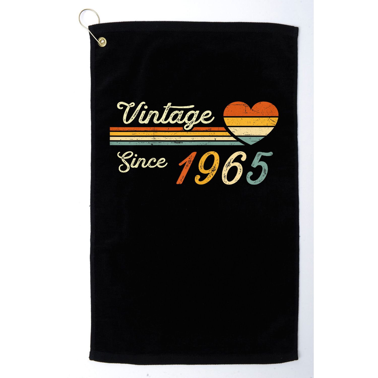 Vintage Born In 1965 Birthday Ladies Golf Towel
