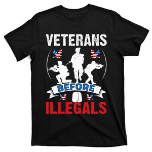 Veterans Before Illegal 4th Of July USA Soldier American T-Shirt